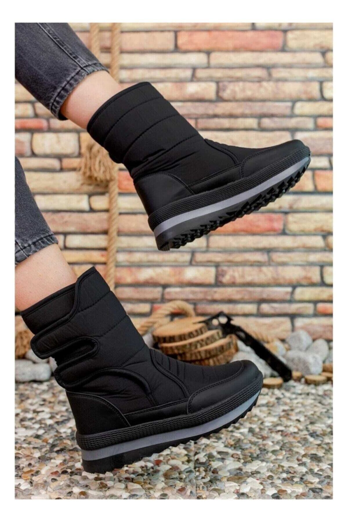 بوت برفی زنانه Mnz shoes آستر پلار رویه پارچه پاراشوت بوت برفی زنانه Mnz shoes آستر پلار رویه پارچه پاراشوت