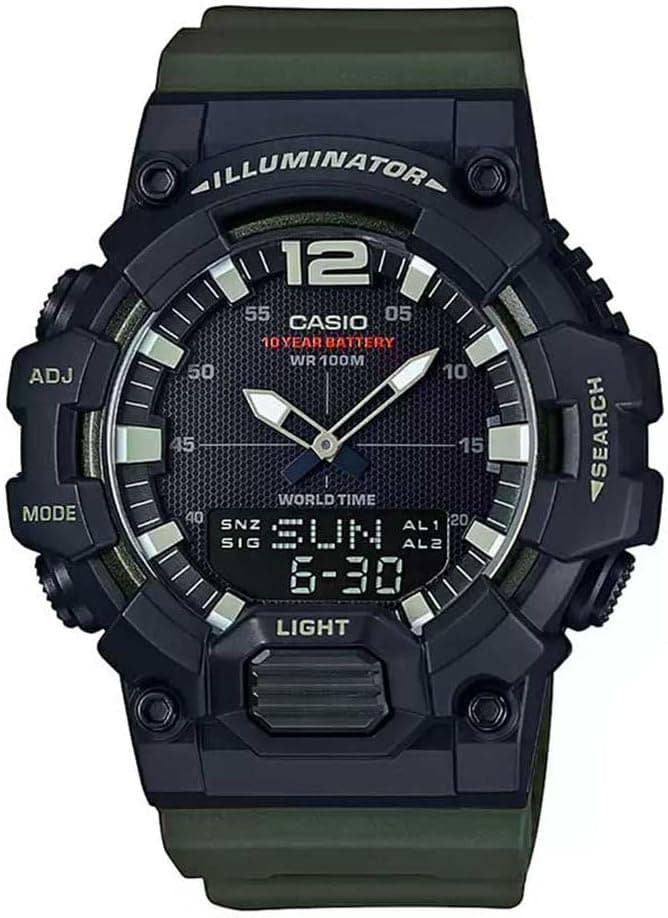 ساعت مچی مردانه Casio کوارتز نمایش آنالوگ-دیجیتال بند رزینی مدل HDC-700-1AVDF ساعت مچی مردانه Casio کوارتز نمایش آنالوگ-دیجیتال بند رزینی مدل HDC-700-1AVDF