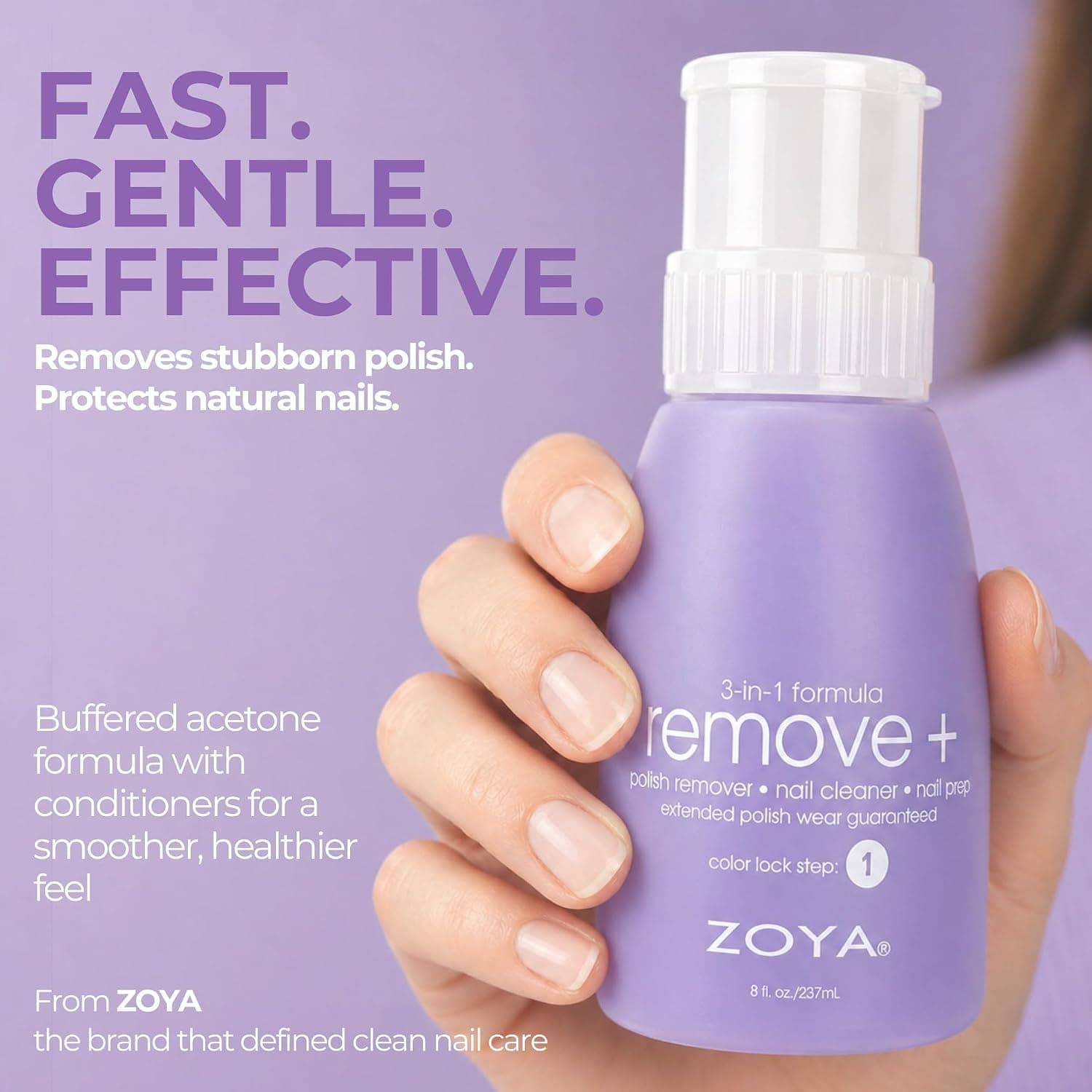 محلول پاککننده و آمادهساز ناخن ZOYA Remove Plus 3 in 1 محلول پاککننده و آمادهساز ناخن ZOYA Remove Plus 3 in 1