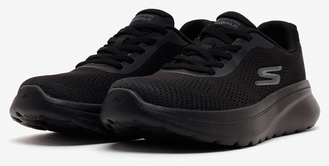 کفش پیادهروی مردانه Skechers Go Walk Arch Fit N-Joy سیاه مدل 217087TK BBK کفش پیادهروی مردانه Skechers Go Walk Arch Fit N-Joy سیاه مدل 217087TK BBK