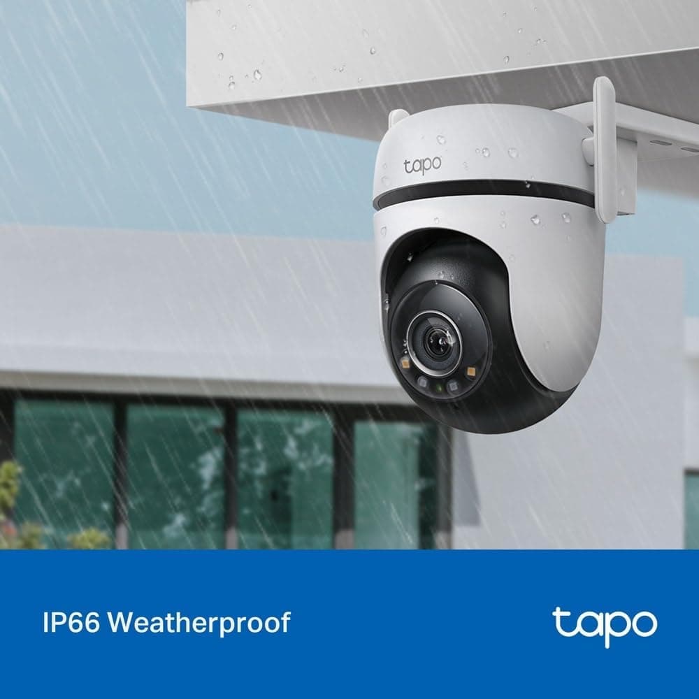 دوربین امنیتی فضای باز Tapo مدل C520WS، 2K QHD، چرخش 360°، IP66، دید در شب رنگی، صدای دوطرفه، ذخیرهسازی ابری/محلی و هشدار صوتیونوری دوربین امنیتی فضای باز Tapo مدل C520WS، 2K QHD، چرخش 360°، IP66، دید در شب رنگی، صدای دوطرفه، ذخیرهسازی ابری/محلی و هشدار صوتیونوری