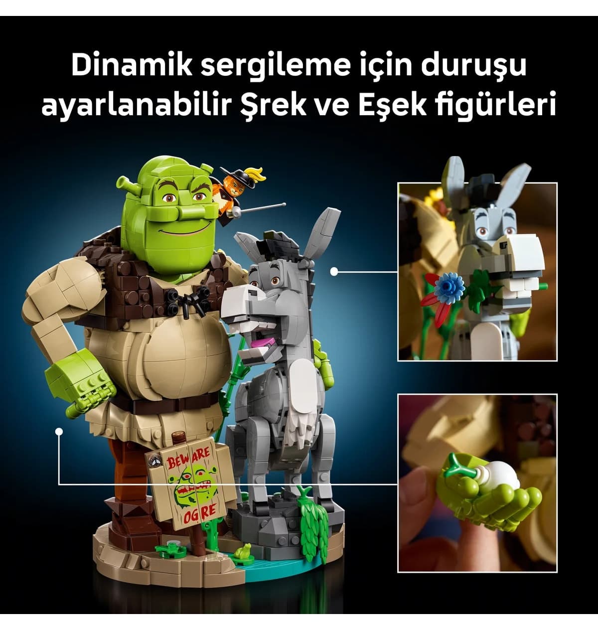 لگو Shrek بزرگسالان با 1403 قطعه مدل 72423 لگو Shrek بزرگسالان با 1403 قطعه مدل 72423
