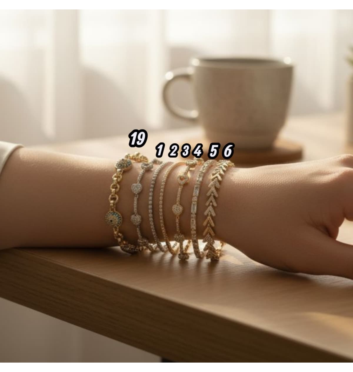 دستبند زنانه XUPING JEWELRY آبکاری طلای 14K مدل POKAK دستبند زنانه XUPING JEWELRY آبکاری طلای 14K مدل POKAK