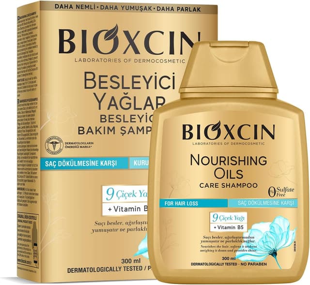 شامپو Bioxcin روغنهای مغذی 300 ml موهای خشک و آسیبدیده بدون سولفات شامپو Bioxcin روغنهای مغذی 300 ml موهای خشک و آسیبدیده بدون سولفات
