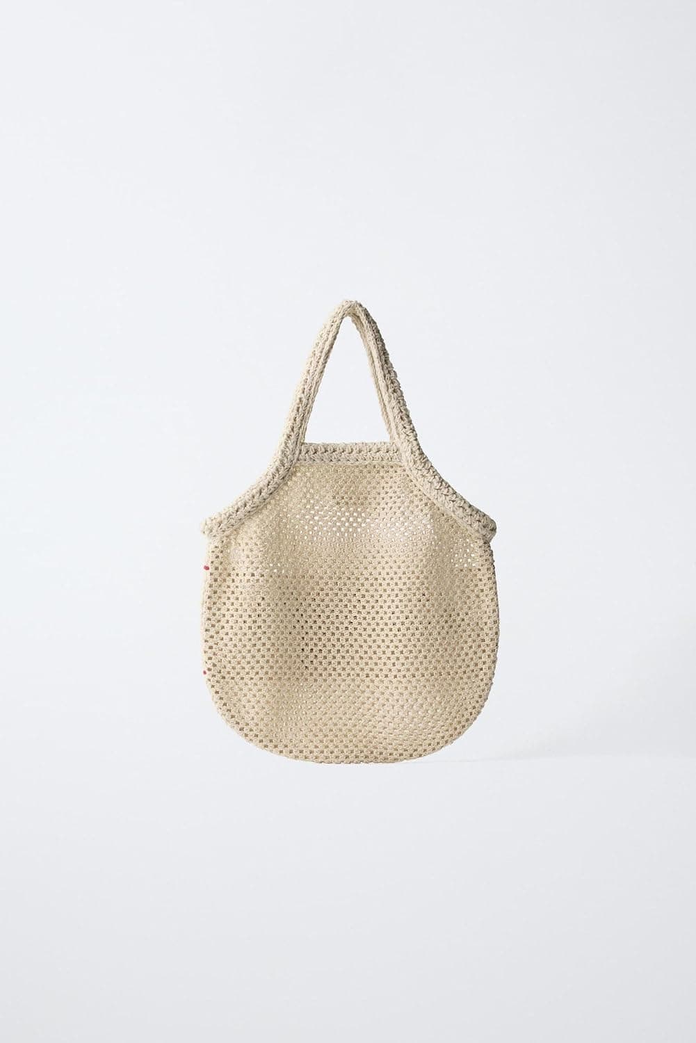کیف توت زنانه Zara گلدوزیشده توری اکرو سفید سایز استاندارد کیف توت زنانه Zara گلدوزیشده توری اکرو سفید سایز استاندارد