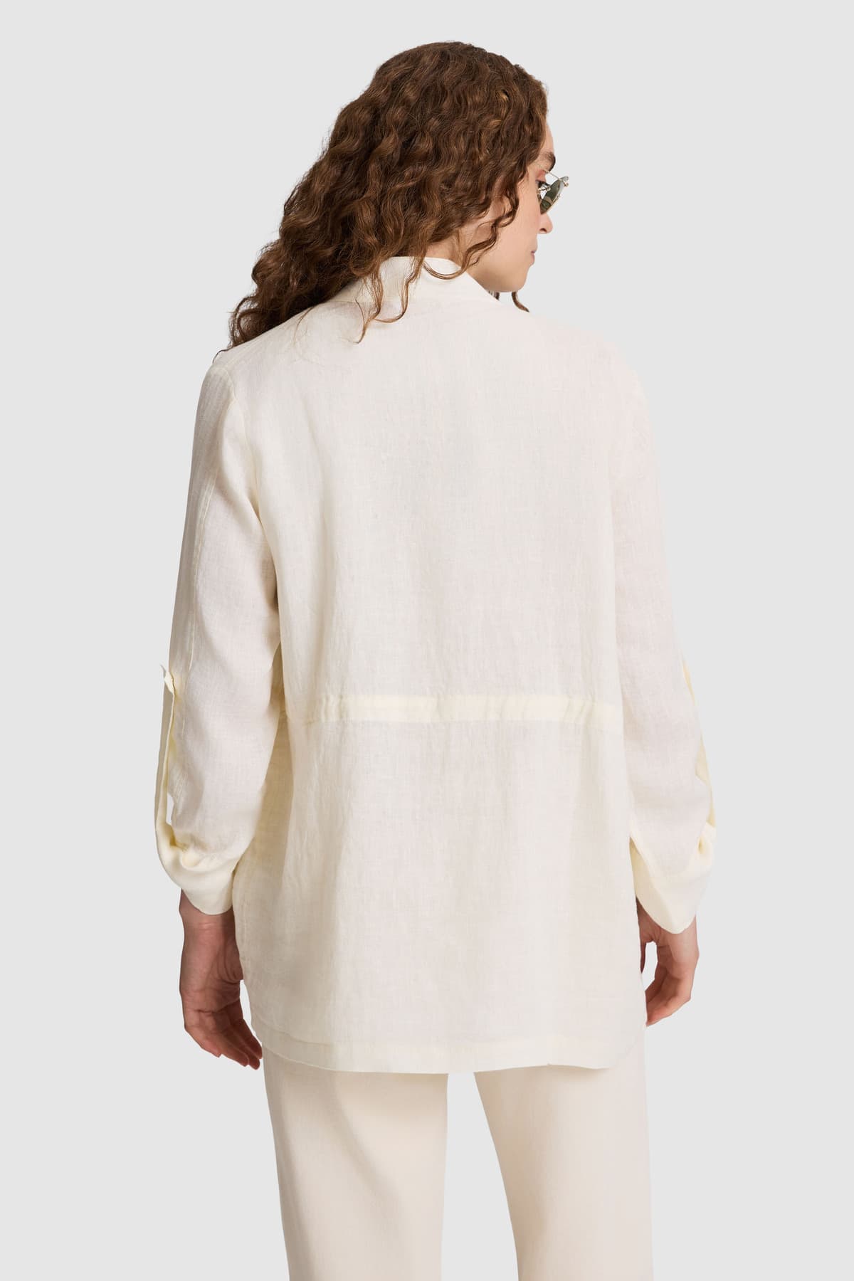 پیراهن زنانه U.S. Polo Assn. کرم آستین بلند مدل 50326642-VR256 پیراهن زنانه U.S. Polo Assn. کرم آستین بلند مدل 50326642-VR256