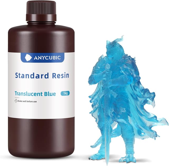 رزین UV پرینتر سه بعدی ANYCUBIC 405nm آبی روشن 1kg رزین UV پرینتر سه بعدی ANYCUBIC 405nm آبی روشن 1kg