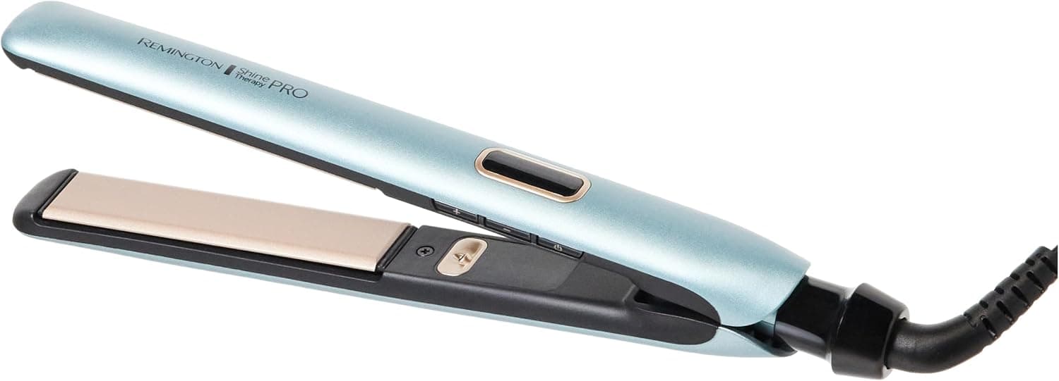 اتو مو Remington Shine Therapy Pro با صفحات سرامیکی حاوی روغن آرگان، فناوری Super Ion و حسگر تثبیت دما مدل S9300 اتو مو Remington Shine Therapy Pro با صفحات سرامیکی حاوی روغن آرگان، فناوری Super Ion و حسگر تثبیت دما مدل S9300