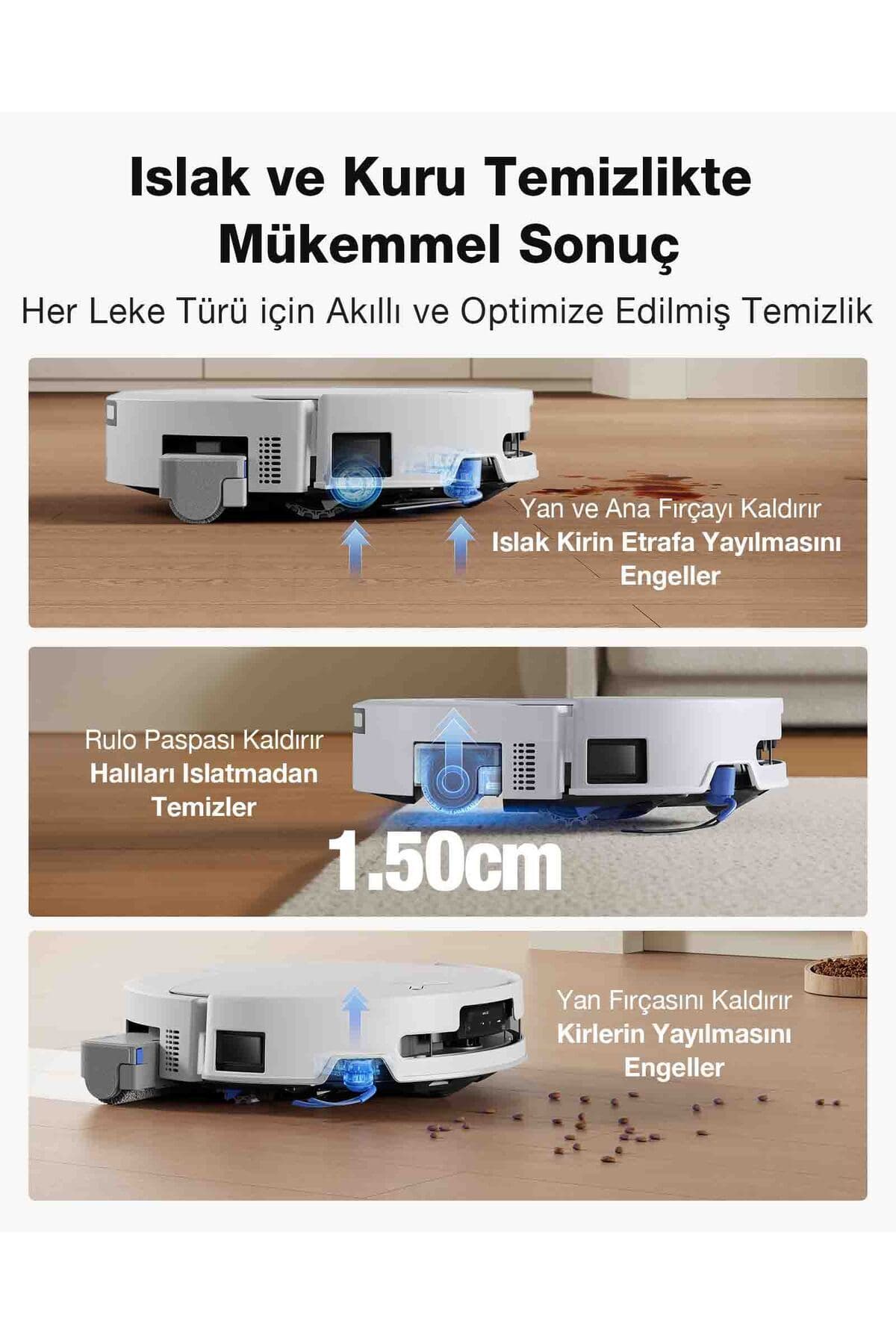 جاروبرقی و تیکش رباتیک Ecovacs DEEBOT T90 Omni با مکش 30.000 Pa و شستوشوی خودکار تی 75*C جاروبرقی و تیکش رباتیک Ecovacs DEEBOT T90 Omni با مکش 30.000 Pa و شستوشوی خودکار تی 75*C