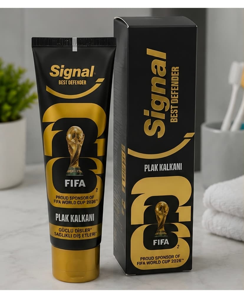 خمیر دندان Signal Best Defender محافظ پلاک طرح ویژه FIFA World Cup 2026 خمیر دندان Signal Best Defender محافظ پلاک طرح ویژه FIFA World Cup 2026
