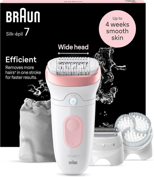 اپیلیتور Braun Silk·épil 7 خشک و تر، شارژی، پوست حساس مدل SE7-060 اپیلیتور Braun Silk·épil 7 خشک و تر، شارژی، پوست حساس مدل SE7-060