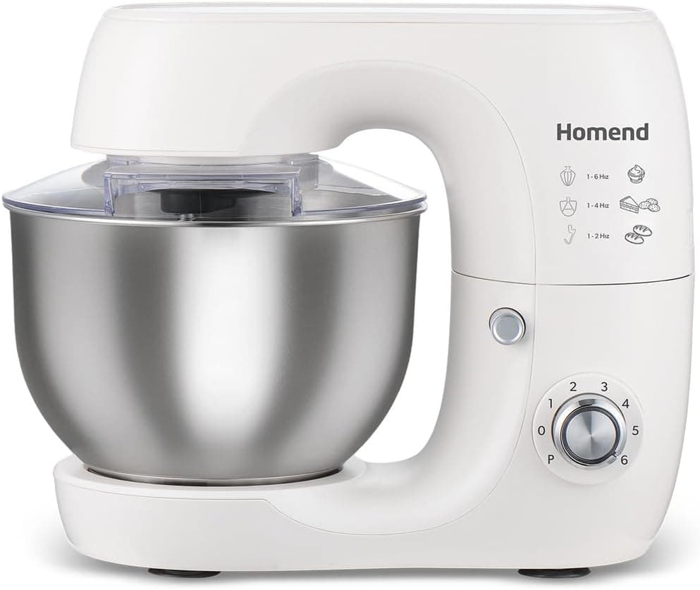 دستگاه خمیرزن Homend Profashion مدل 3082H کرم 1200W با ظرفیت 5,2L دستگاه خمیرزن Homend Profashion مدل 3082H کرم 1200W با ظرفیت 5,2L