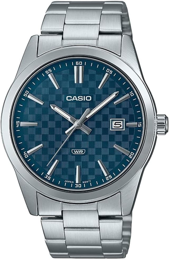 ساعت مردانه Casio با صفحه مشکی مدل MTP-VD02B-1EUDF ساعت مردانه Casio با صفحه مشکی مدل MTP-VD02B-1EUDF