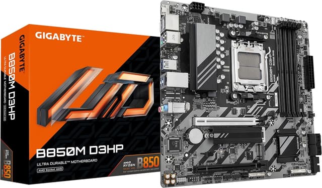 مادربرد GIGABYTE با فرم فکتور mATX سوکت AMD AM5 مدل B850M D3HP مادربرد GIGABYTE با فرم فکتور mATX سوکت AMD AM5 مدل B850M D3HP