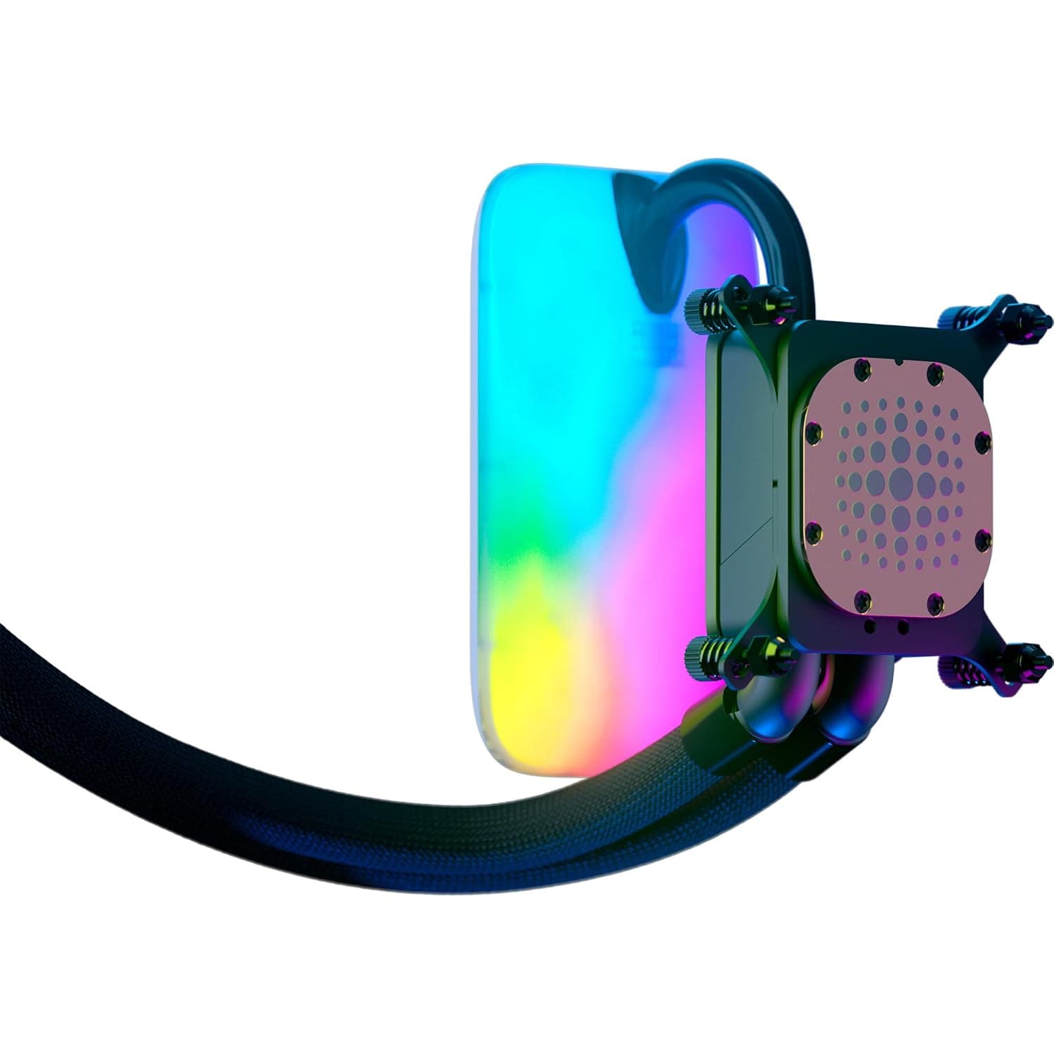 خنککننده مایع پردازنده سازگار با Intel-AMD HYTE Thicc Q60 qRGB LCD 240mm مدل FAN-HYTE-Q60-BW خنککننده مایع پردازنده سازگار با Intel-AMD HYTE Thicc Q60 qRGB LCD 240mm مدل FAN-HYTE-Q60-BW
