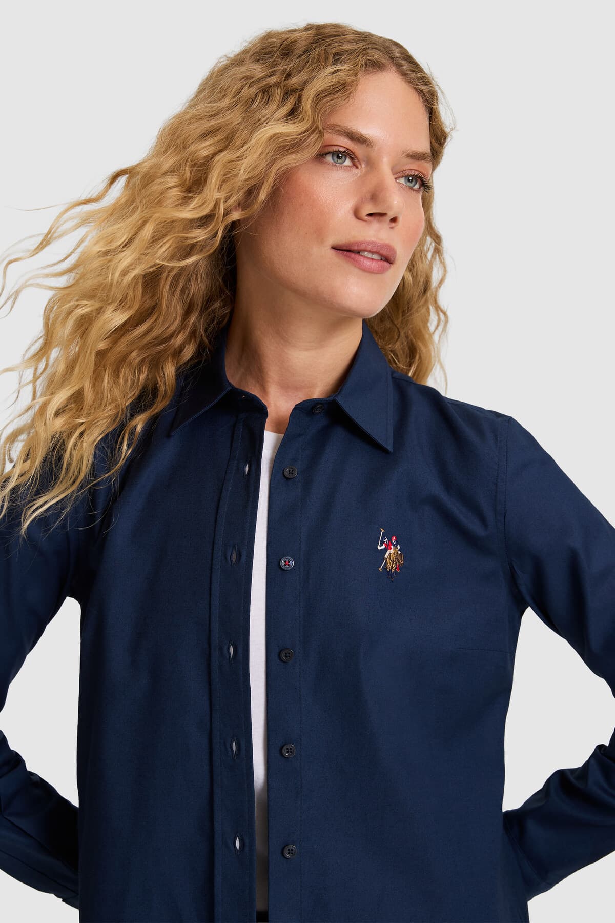 پیراهن زنانه U.S. Polo Assn. سرمهای آستین بلند بیسیک مدل 50320186-VR033 پیراهن زنانه U.S. Polo Assn. سرمهای آستین بلند بیسیک مدل 50320186-VR033