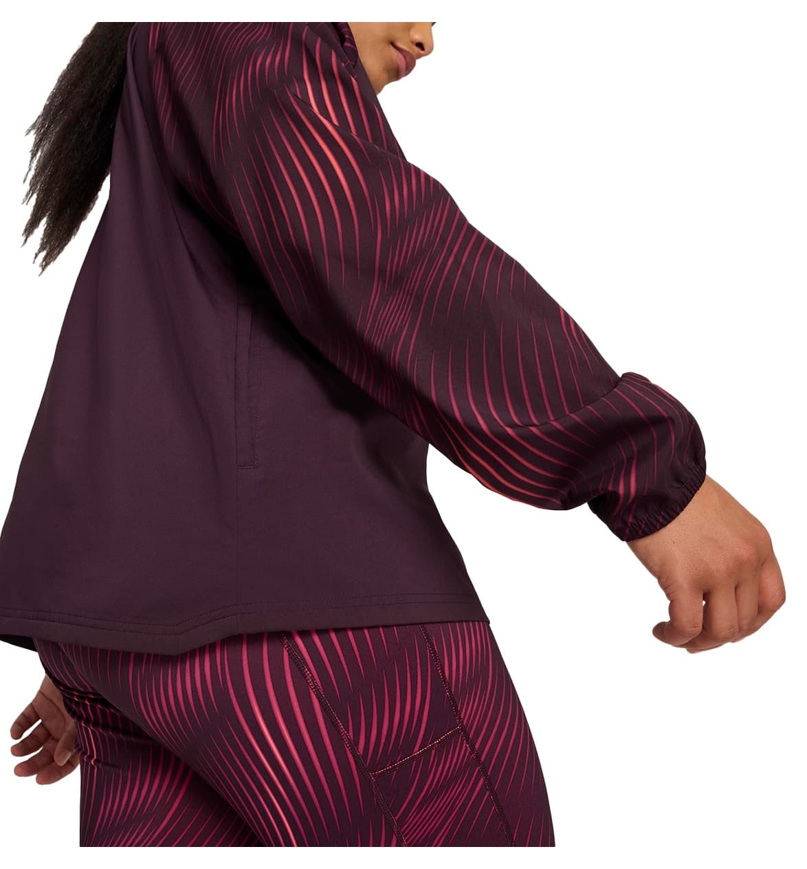 ژاکت دویدن زنانه Puma بنفش چاپ AOP Run Favorite مدل 52403544 ژاکت دویدن زنانه Puma بنفش چاپ AOP Run Favorite مدل 52403544