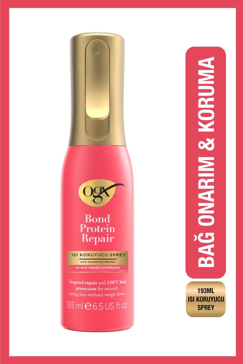 اسپری محافظ حرارتی OGX Bond Protein Repair 193 ml اسپری محافظ حرارتی OGX Bond Protein Repair 193 ml