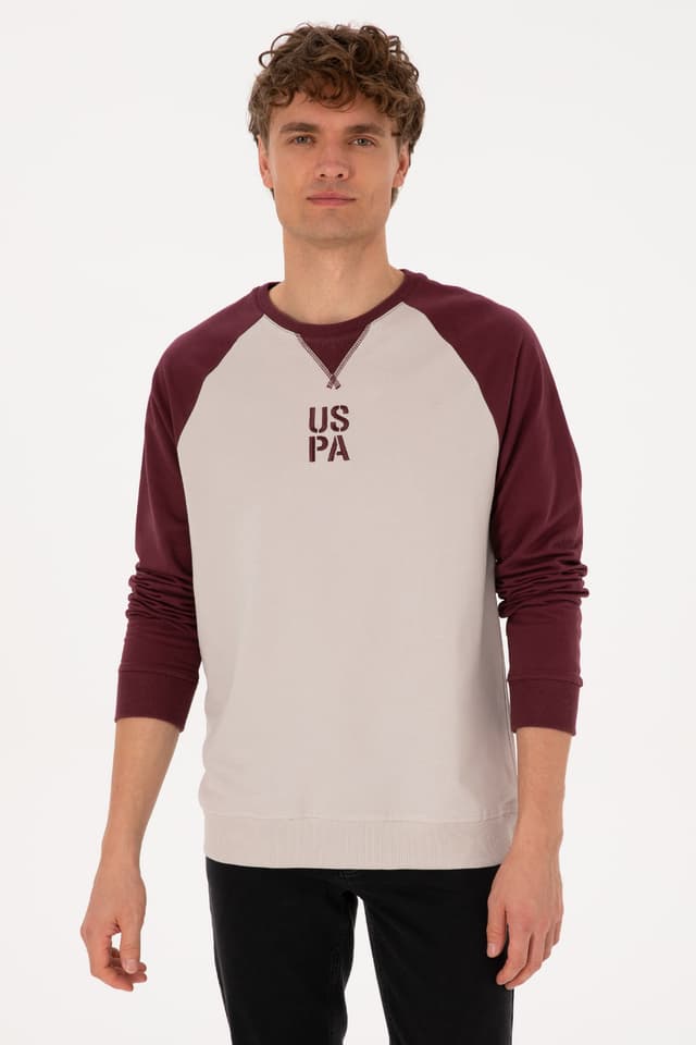 سوئیشرت مردانه U.S. Polo Assn. یقه گرد فیت معمولی زرشکی مدل 50315420-VR177 سوئیشرت مردانه U.S. Polo Assn. یقه گرد فیت معمولی زرشکی مدل 50315420-VR177