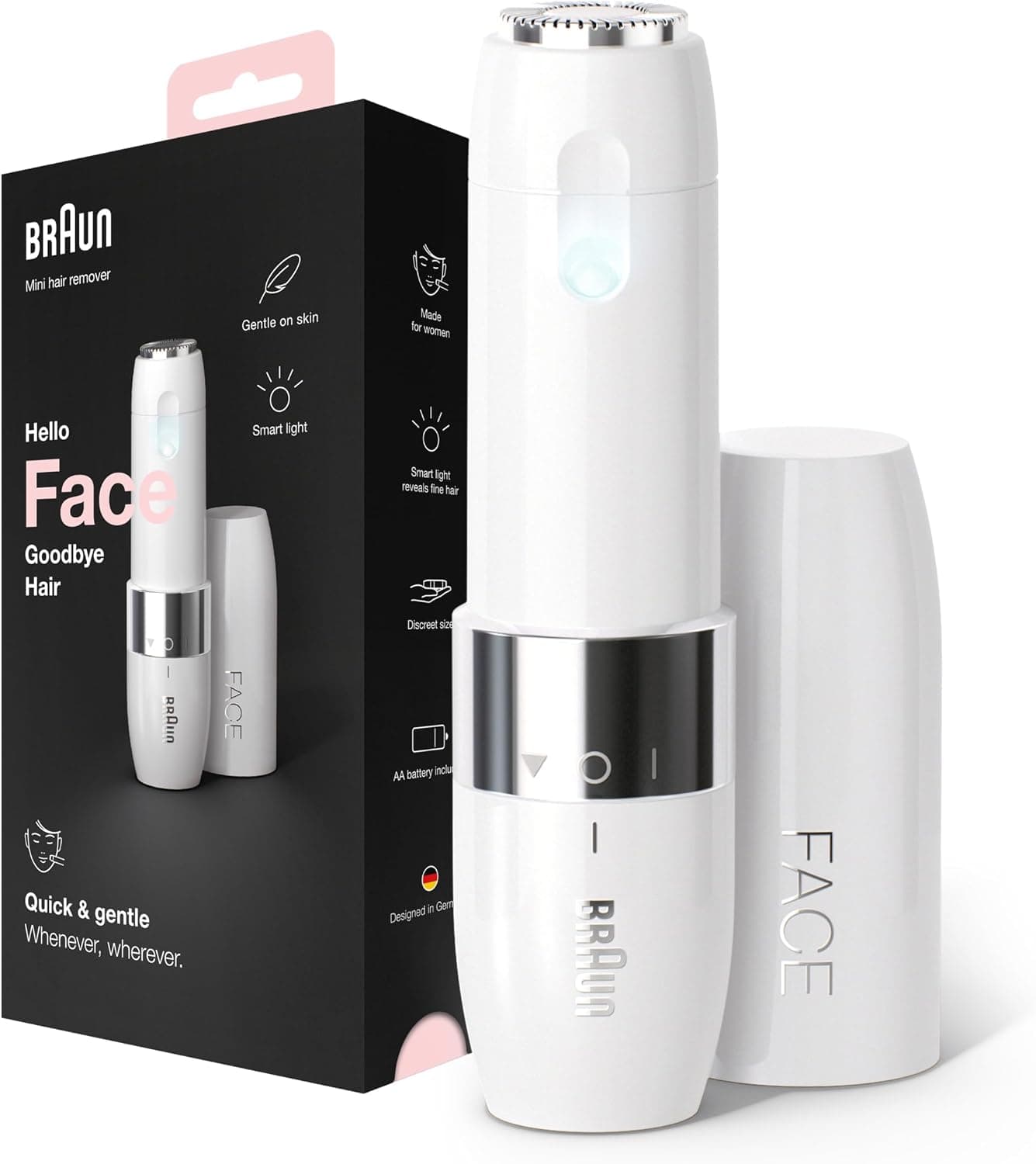 موزن برقی زنانه Braun Face Mini صورت مدل FS1000 موزن برقی زنانه Braun Face Mini صورت مدل FS1000