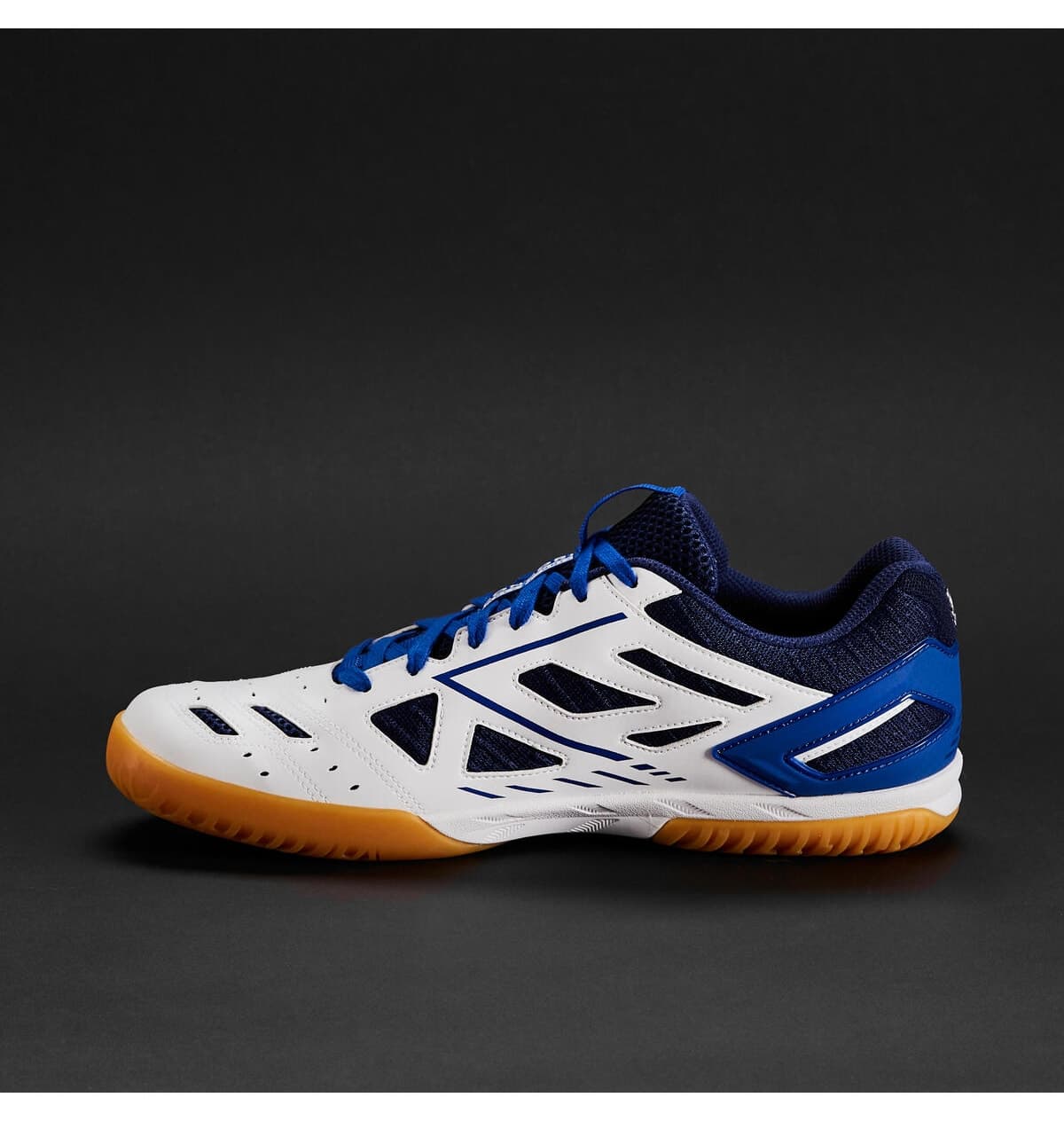 کفش تنیس روی میز زنانه Decathlon Pongori آبی/سفید مدل TTS 560 کفش تنیس روی میز زنانه Decathlon Pongori آبی/سفید مدل TTS 560