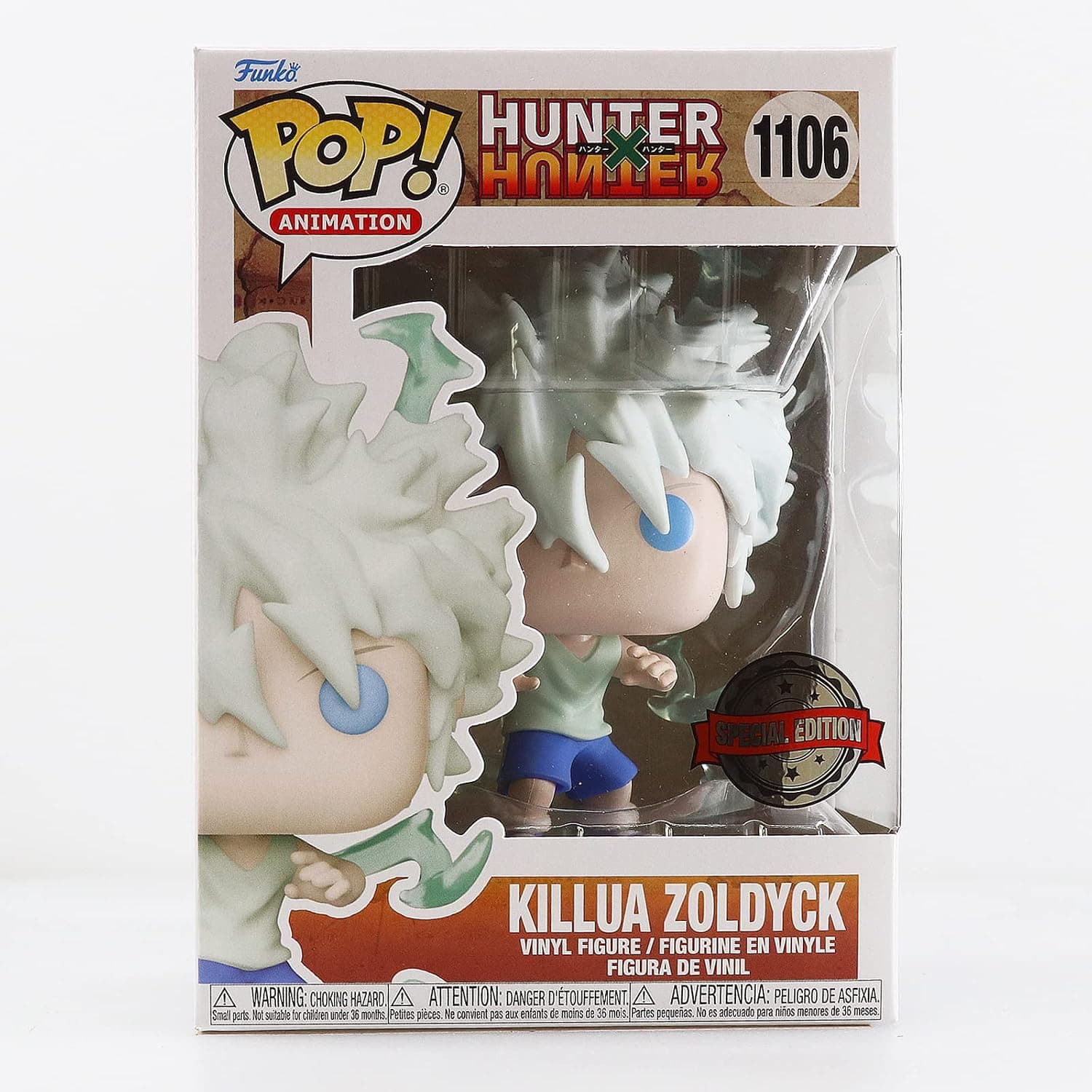 فیگور Funko Pop! انیمیشن Hunter x Hunter Killua Zoldyck سرعت خدایی Special Edition #1106 فیگور Funko Pop! انیمیشن Hunter x Hunter Killua Zoldyck سرعت خدایی Special Edition #1106