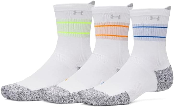 جوراب یونیسکس Under Armour مدل UA AD Run Cushion 3pk Crew جوراب یونیسکس Under Armour مدل UA AD Run Cushion 3pk Crew