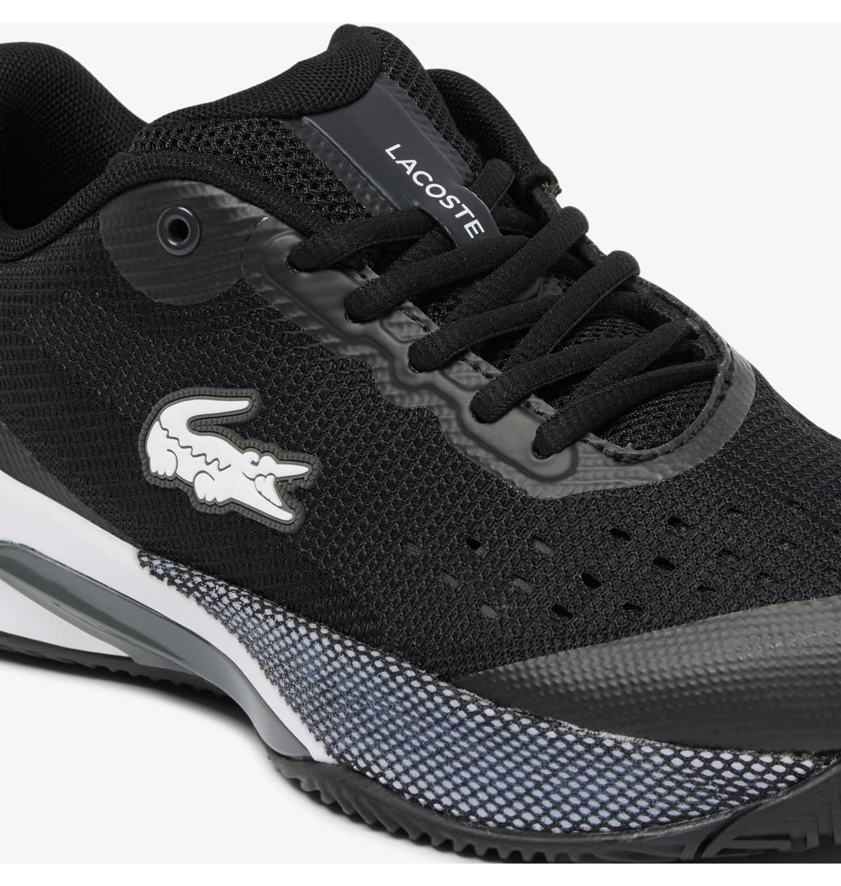 کفش تنیس زنانه Lacoste مشکی مدل AG-LT Evo کفش تنیس زنانه Lacoste مشکی مدل AG-LT Evo