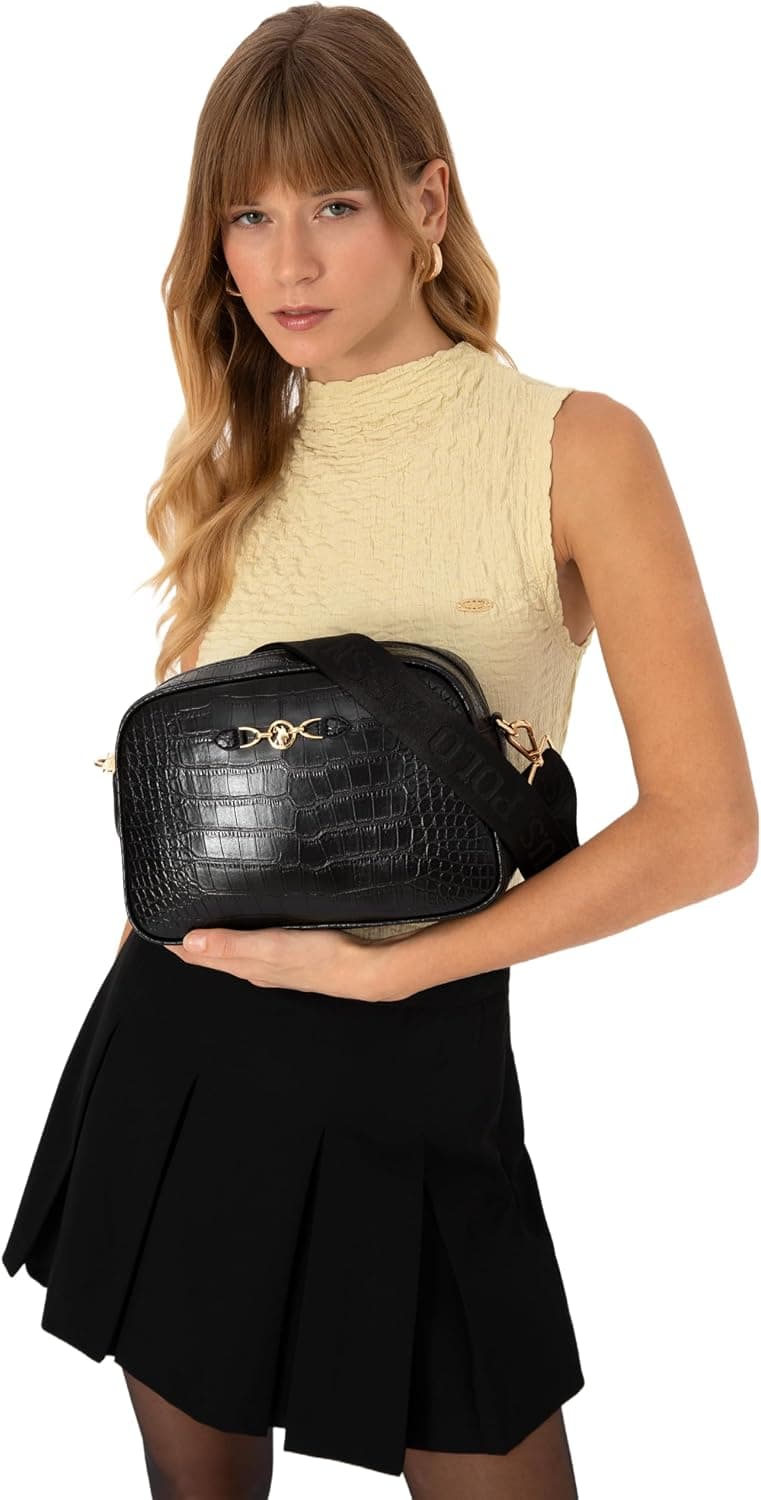 کیف زنانه U.S. POLO ASSN. مشکی مدل 50317817-VR046 کیف زنانه U.S. POLO ASSN. مشکی مدل 50317817-VR046