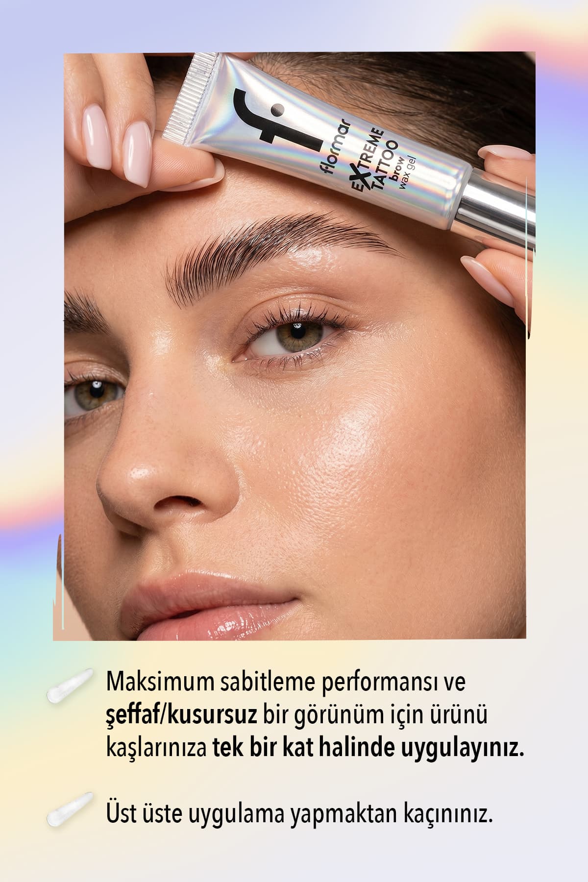 واکس ژلی ابرو Flormar Extreme Tattoo شفاف با اثر تثبیت طولانیمدت واکس ژلی ابرو Flormar Extreme Tattoo شفاف با اثر تثبیت طولانیمدت