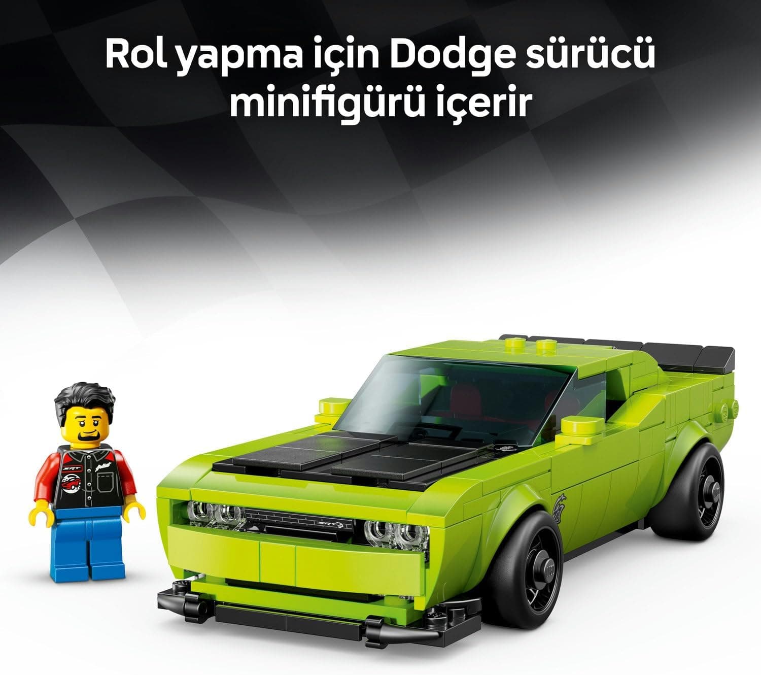 لگو Speed Champions Dodge Challenger SRT Hellcat مدل 77237 لگو Speed Champions Dodge Challenger SRT Hellcat مدل 77237