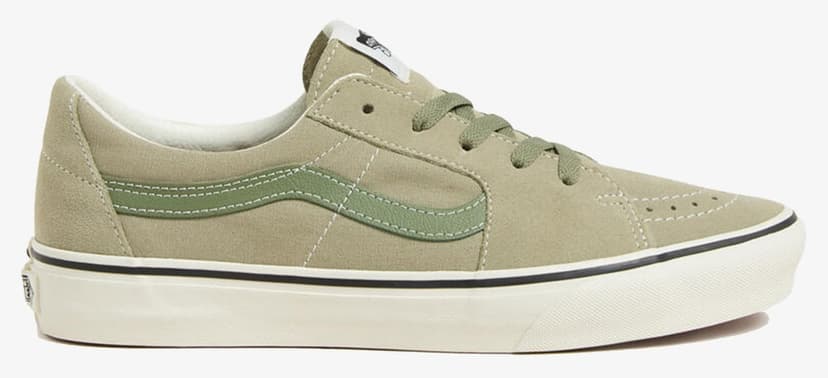 کفش اسنیکر یونیسکس Vans کرم خاکی مدل Sk8-Low کفش اسنیکر یونیسکس Vans کرم خاکی مدل Sk8-Low