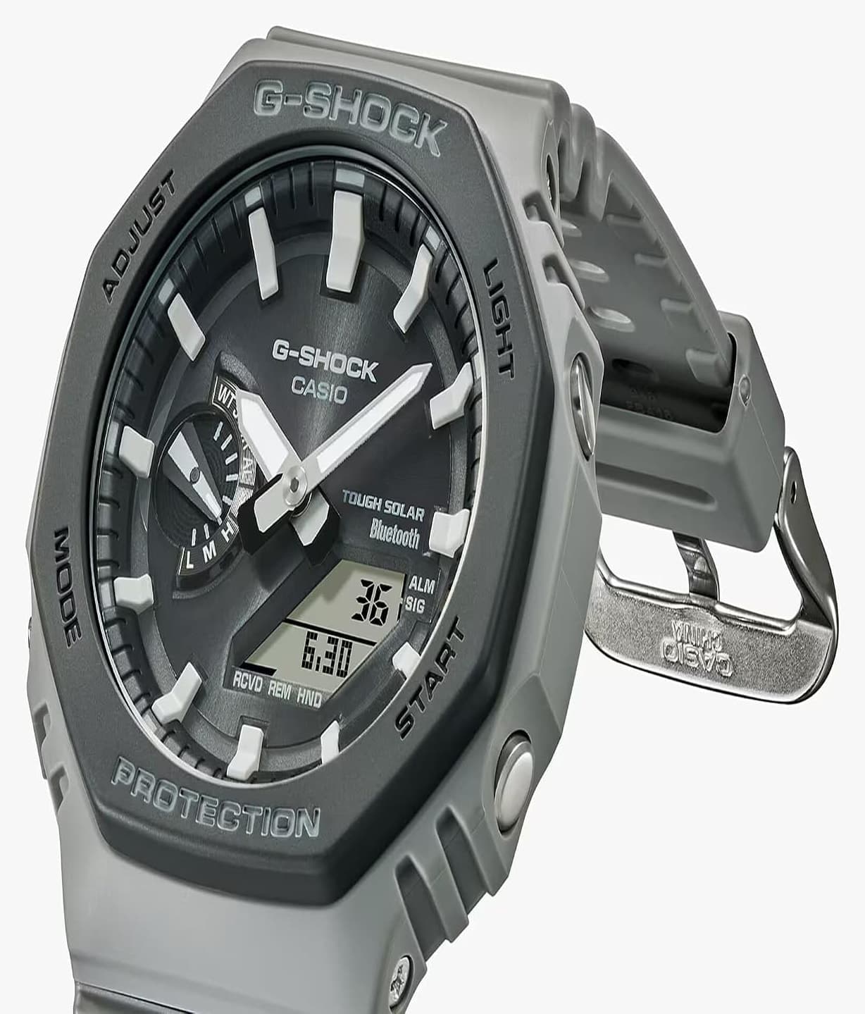 ساعت مچی مردانه Casio G-Shock آنالوگ دیجیتال خاکستری مشکی مدل GA-B2100LUU-8ADR ساعت مچی مردانه Casio G-Shock آنالوگ دیجیتال خاکستری مشکی مدل GA-B2100LUU-8ADR