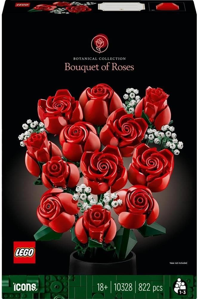 لگو Botanicals دسته گل رز مدل 10328 لگو Botanicals دسته گل رز مدل 10328