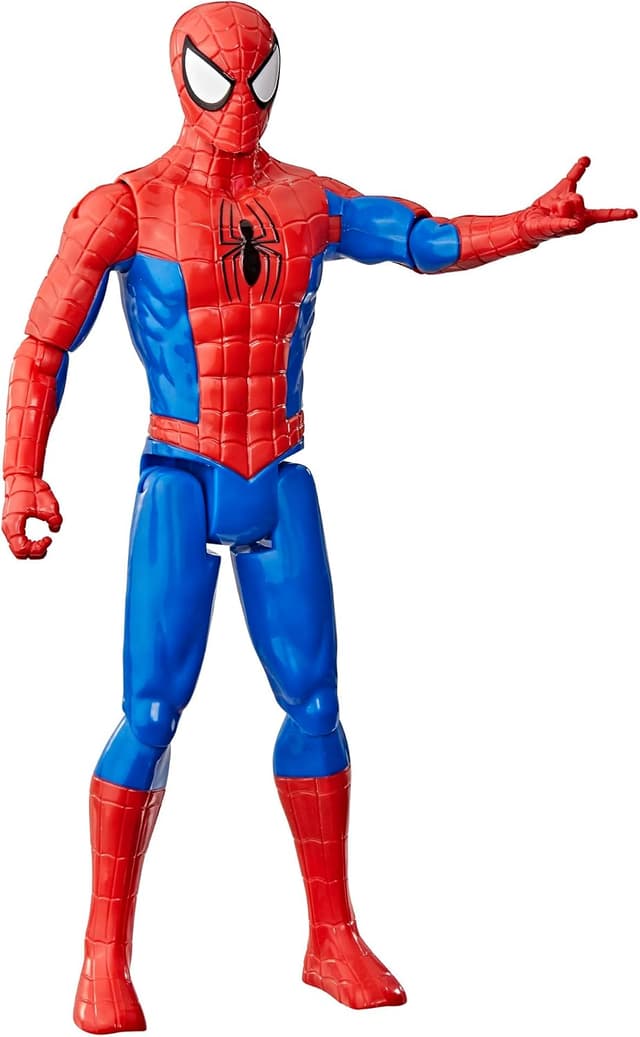 فیگور اکشن مردانه Marvel سری Titan مدل Spider-Man با ارتفاع 30 سانتیمتر برای سنین 4 سال به بالا فیگور اکشن مردانه Marvel سری Titan مدل Spider-Man با ارتفاع 30 سانتیمتر برای سنین 4 سال به بالا