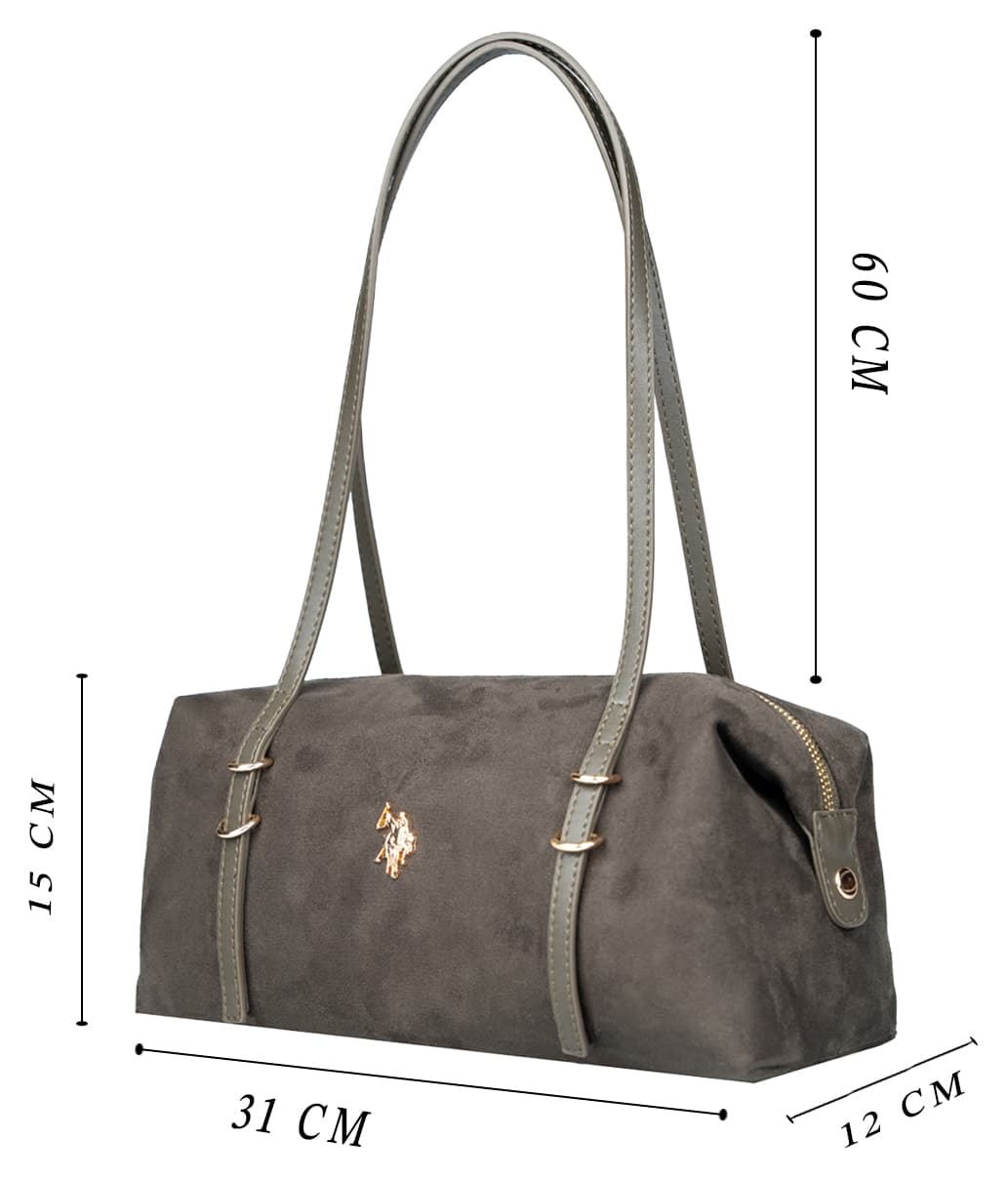 کیف دوشی زنانه U.S. Polo Assn. خاکی مدل Us26311 کیف دوشی زنانه U.S. Polo Assn. خاکی مدل Us26311