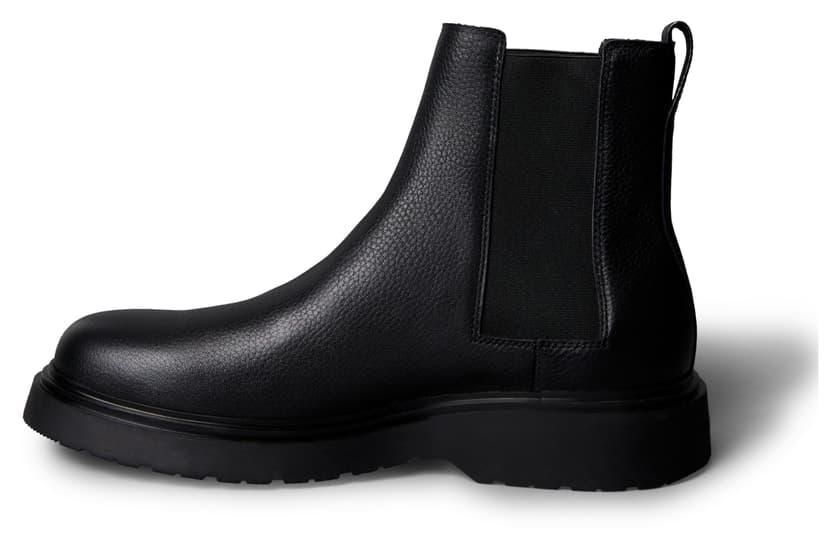 اسنیکر مردانه Calvin Klein لوگودار کف ضخیم بند کشی مشکی اسنیکر مردانه Calvin Klein لوگودار کف ضخیم بند کشی مشکی