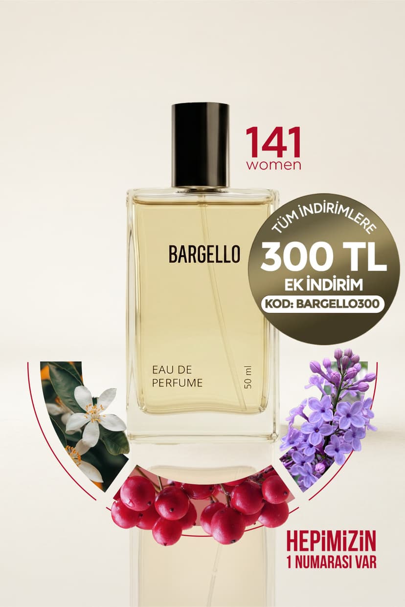 عطر زنانه Bargello گلی EDP 50 ml مدل 141 عطر زنانه Bargello گلی EDP 50 ml مدل 141