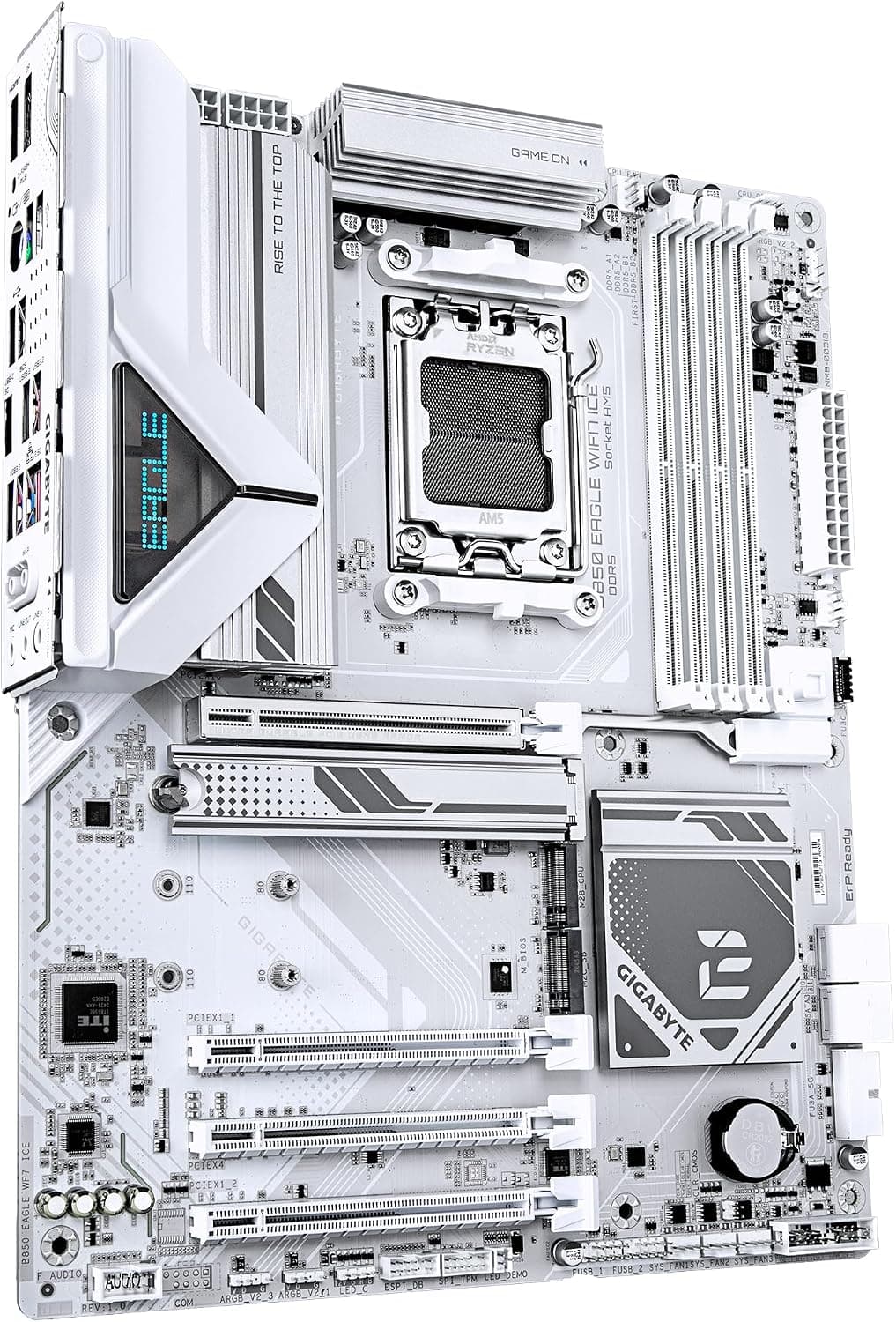 مادربرد GIGABYTE سوکت AMD AM5 فرم فاکتور ATX چیپست B850 مدل EAGLE WF7 ICE مادربرد GIGABYTE سوکت AMD AM5 فرم فاکتور ATX چیپست B850 مدل EAGLE WF7 ICE