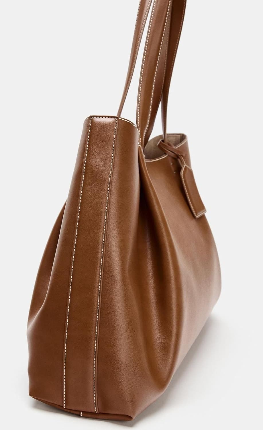 کیف توت زنانه Zara Pens قهوهای تیره سایز استاندارد کیف توت زنانه Zara Pens قهوهای تیره سایز استاندارد