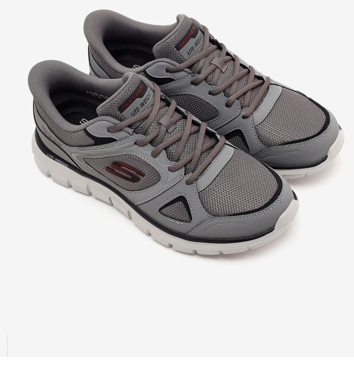 کفش ورزشی مردانه Skechers خاکستری TRACK - EZRAL مدل 233039TK CCRD کفش ورزشی مردانه Skechers خاکستری TRACK - EZRAL مدل 233039TK CCRD