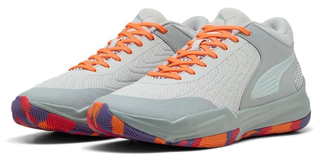کفش بسکتبال یونیسکس بزرگسال Puma طرح مرمری مدل Court Pro 2 کفش بسکتبال یونیسکس بزرگسال Puma طرح مرمری مدل Court Pro 2