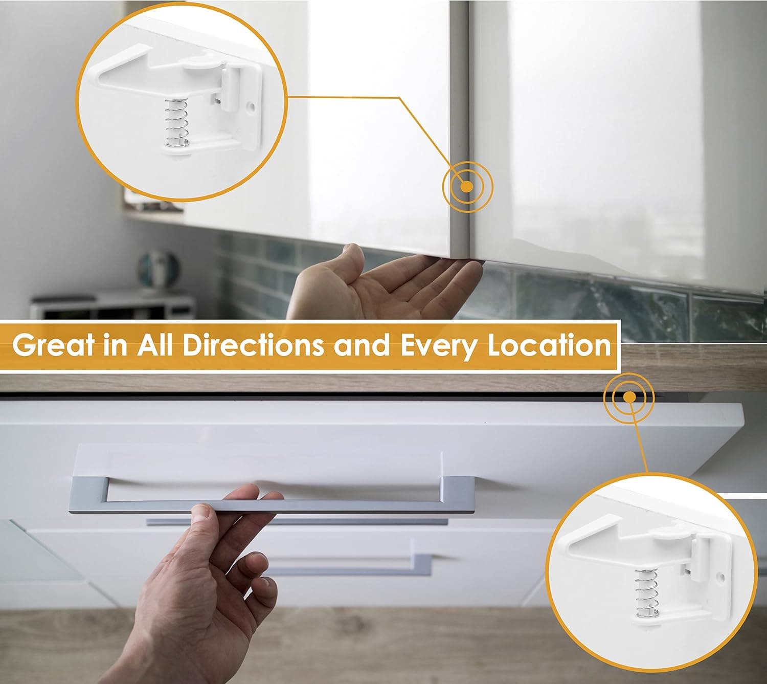 قفل ایمنی کابینت و کشو کودک Suniry چسبی بدون سوراخکاری 3M بسته 12 عددی قفل ایمنی کابینت و کشو کودک Suniry چسبی بدون سوراخکاری 3M بسته 12 عددی