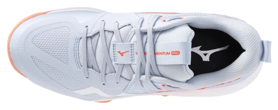 کفش والیبال زنانه Mizuno آبی مدل Wave Momentum Pro کفش والیبال زنانه Mizuno آبی مدل Wave Momentum Pro