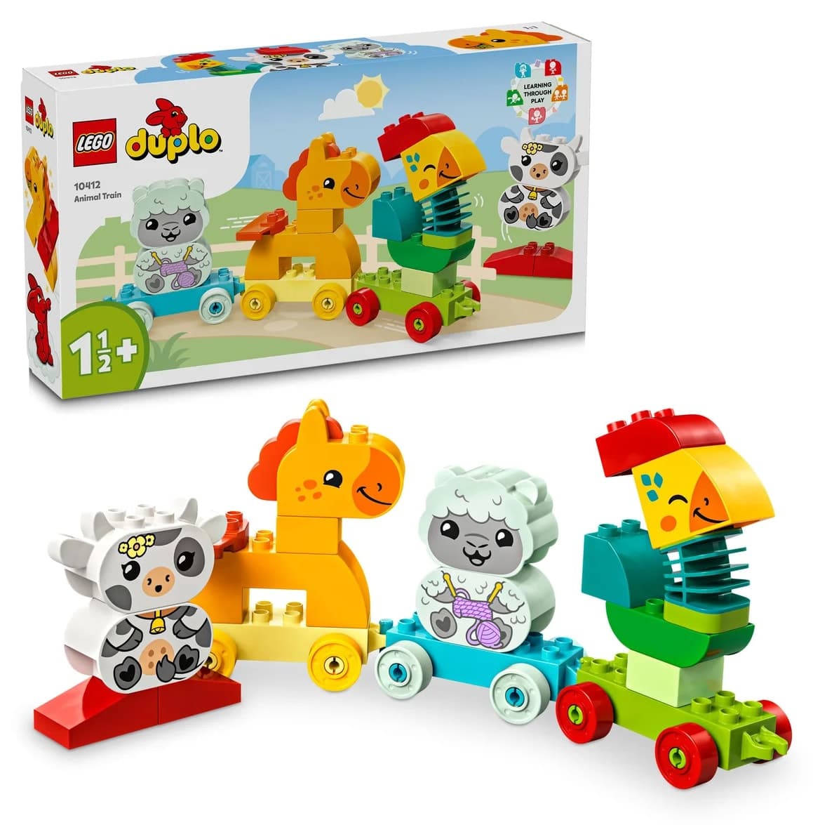 لگو DUPLO قطار حیوانات مدل 10412 با ۱۹ قطعه لگو DUPLO قطار حیوانات مدل 10412 با ۱۹ قطعه