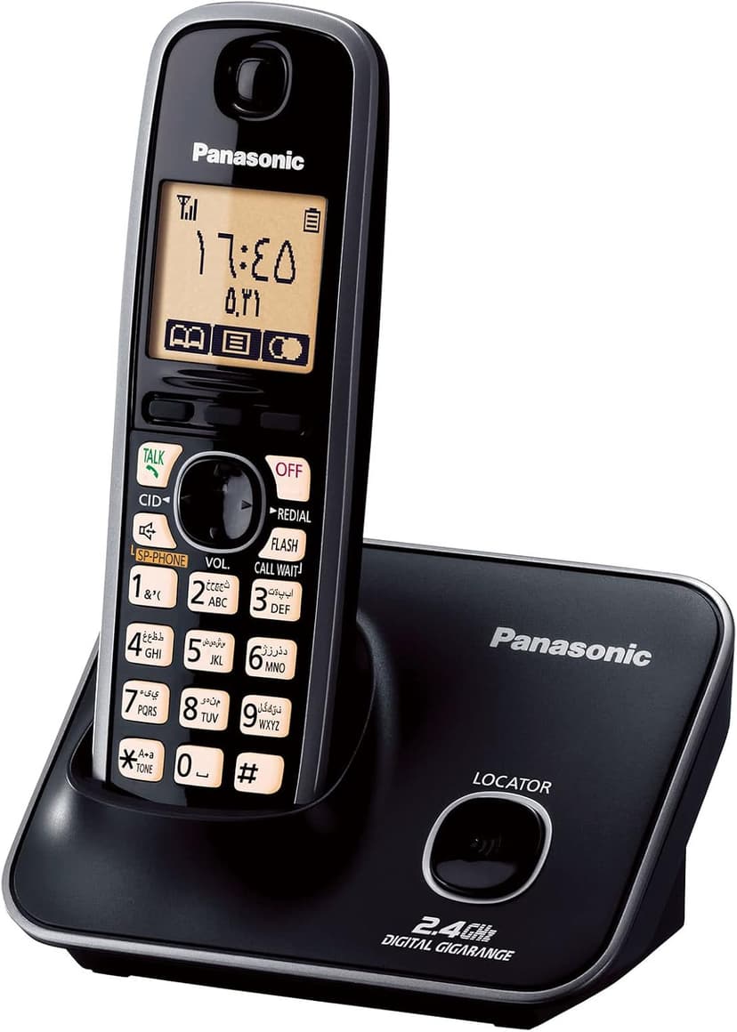 تلفن بیسیم Panasonic مدل KX-TG3711 مشکی تلفن بیسیم Panasonic مدل KX-TG3711 مشکی