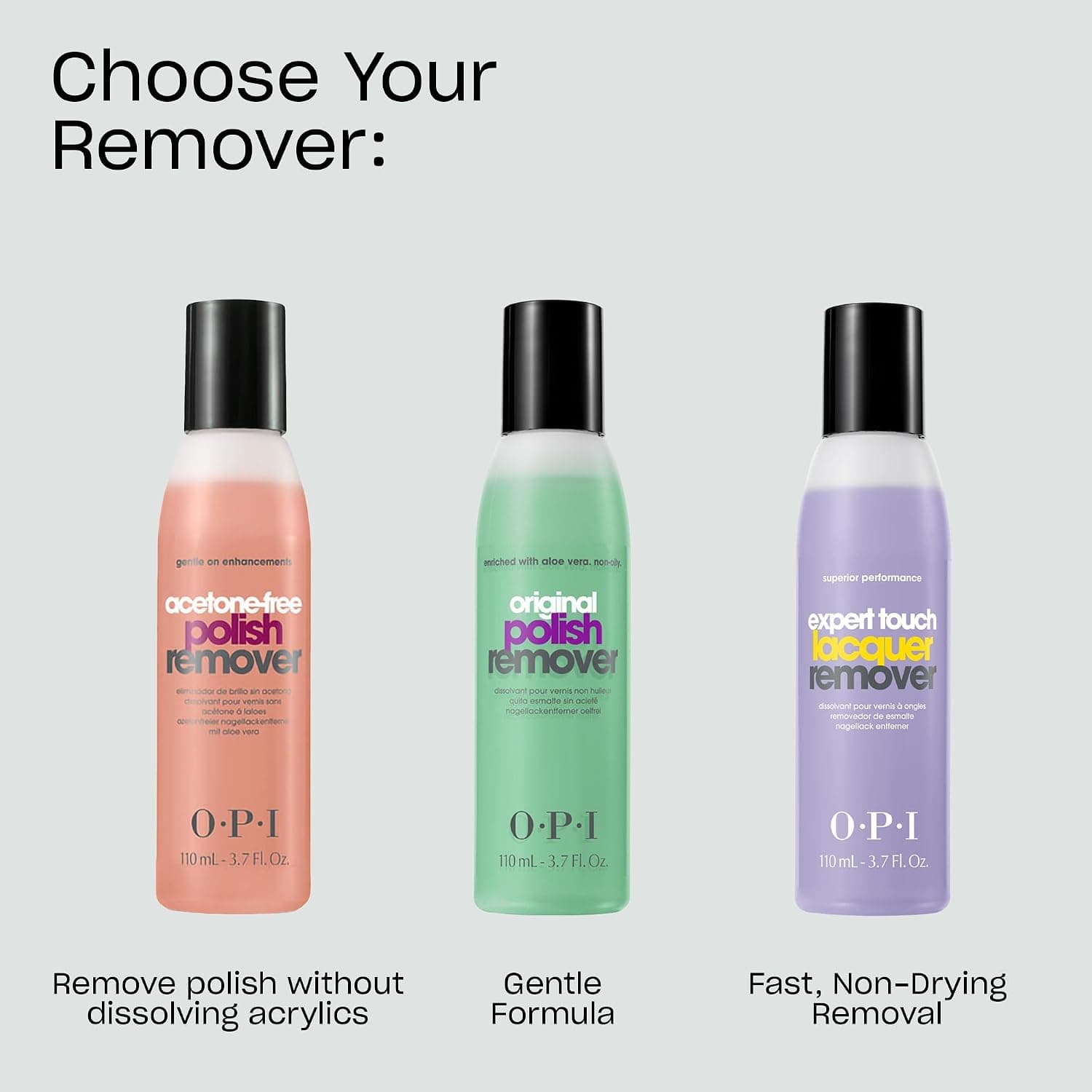 پاککننده لاک ناخن OPI 110ml پاککننده لاک ناخن OPI 110ml