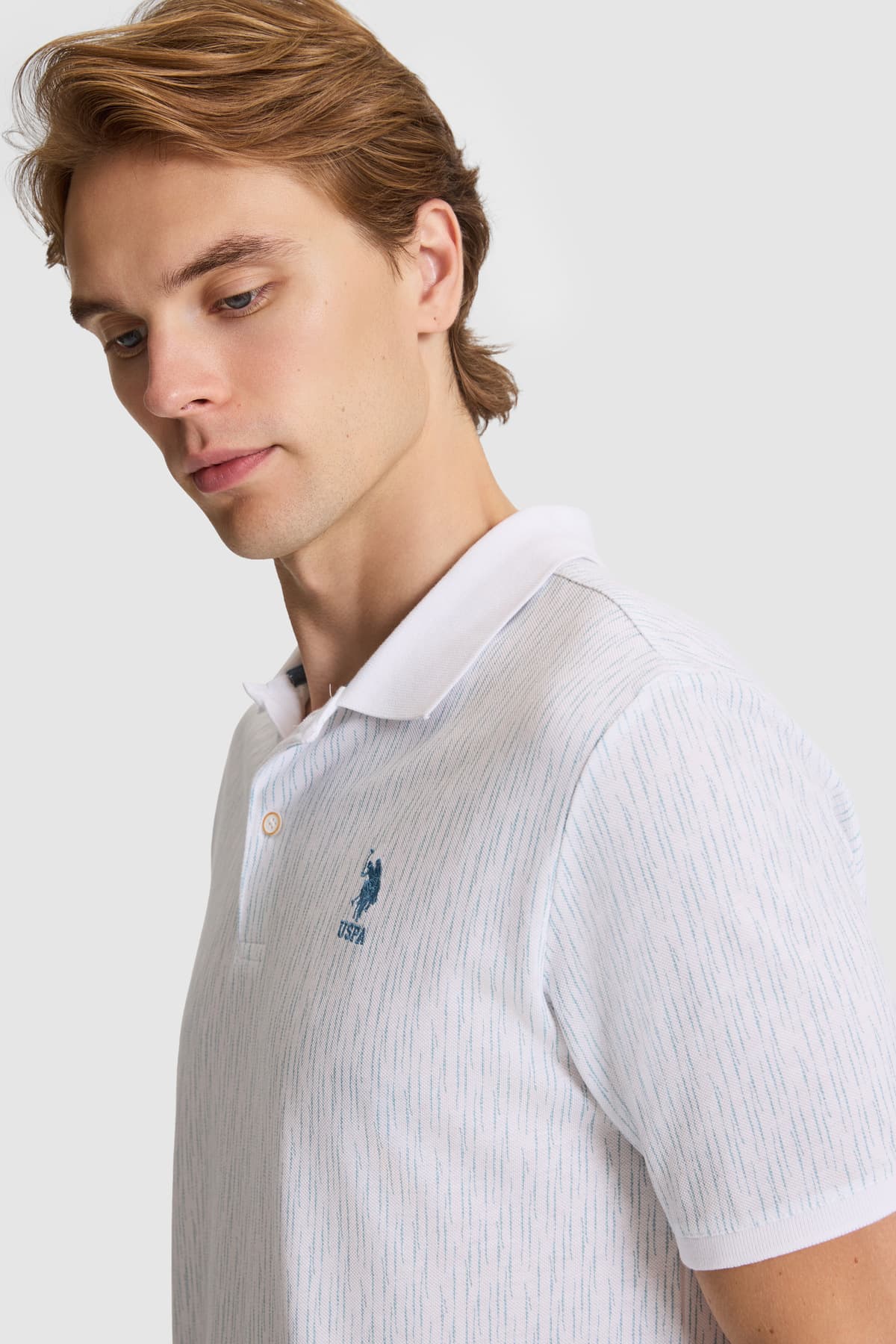 تیشرت مردانه U.S. Polo Assn. آبی فیت معمولی یقه پولو مدل 50327187-VR036 تیشرت مردانه U.S. Polo Assn. آبی فیت معمولی یقه پولو مدل 50327187-VR036