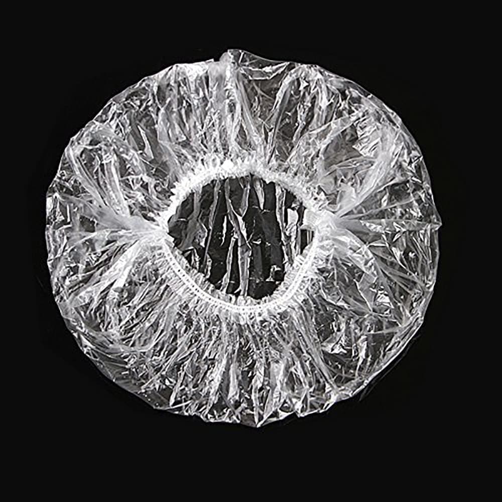 کلاه حمام یکبار مصرف زنانه و مردانه ORiTi 100PCS شفاف ضدآب کشدار کلاه حمام یکبار مصرف زنانه و مردانه ORiTi 100PCS شفاف ضدآب کشدار