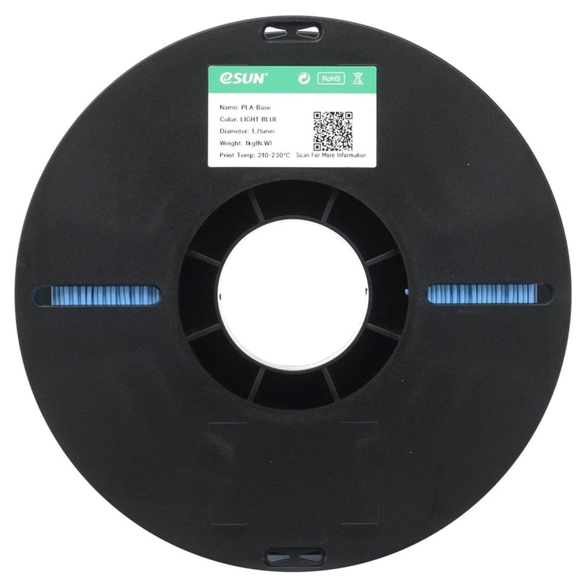 فیلامنت eSun Basic PLA آبی روشن 1.75mm 1Kg فیلامنت eSun Basic PLA آبی روشن 1.75mm 1Kg